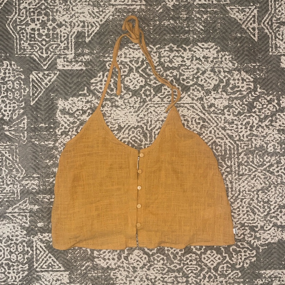 Sisstrevolution cropped halter top